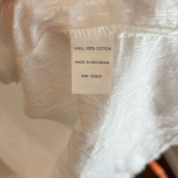 Tularosa Revolve White Flowy Cotton Fia Maxi Eyelet Cutout Casual Dress XS - Picture 8 of 8